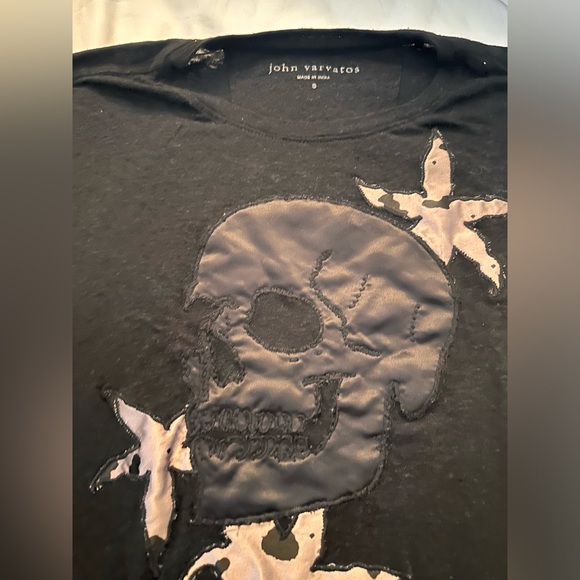 Floral skull tee John Varvatos - Picture 3 of 5